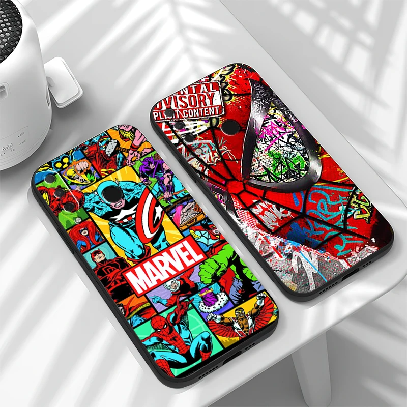 

USA Marvel Comics Phone Case For HUAWEI Honor 8X 9X 9 Lite 10 10X Lite 10i Silicone Cover TPU Unisex Protective Shell