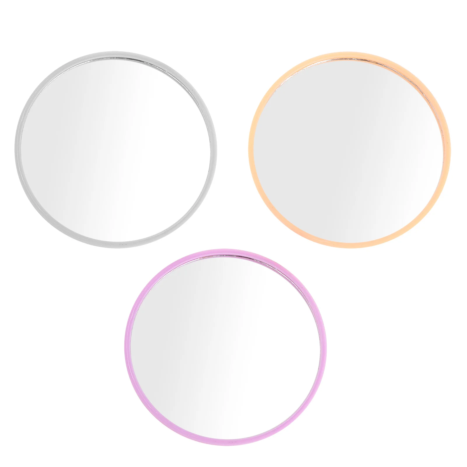 

24Pcs Mini Pocket Compact Portable Mirror Round Mirror Looking Glass Makeup Tools (Random Color and Pattern)