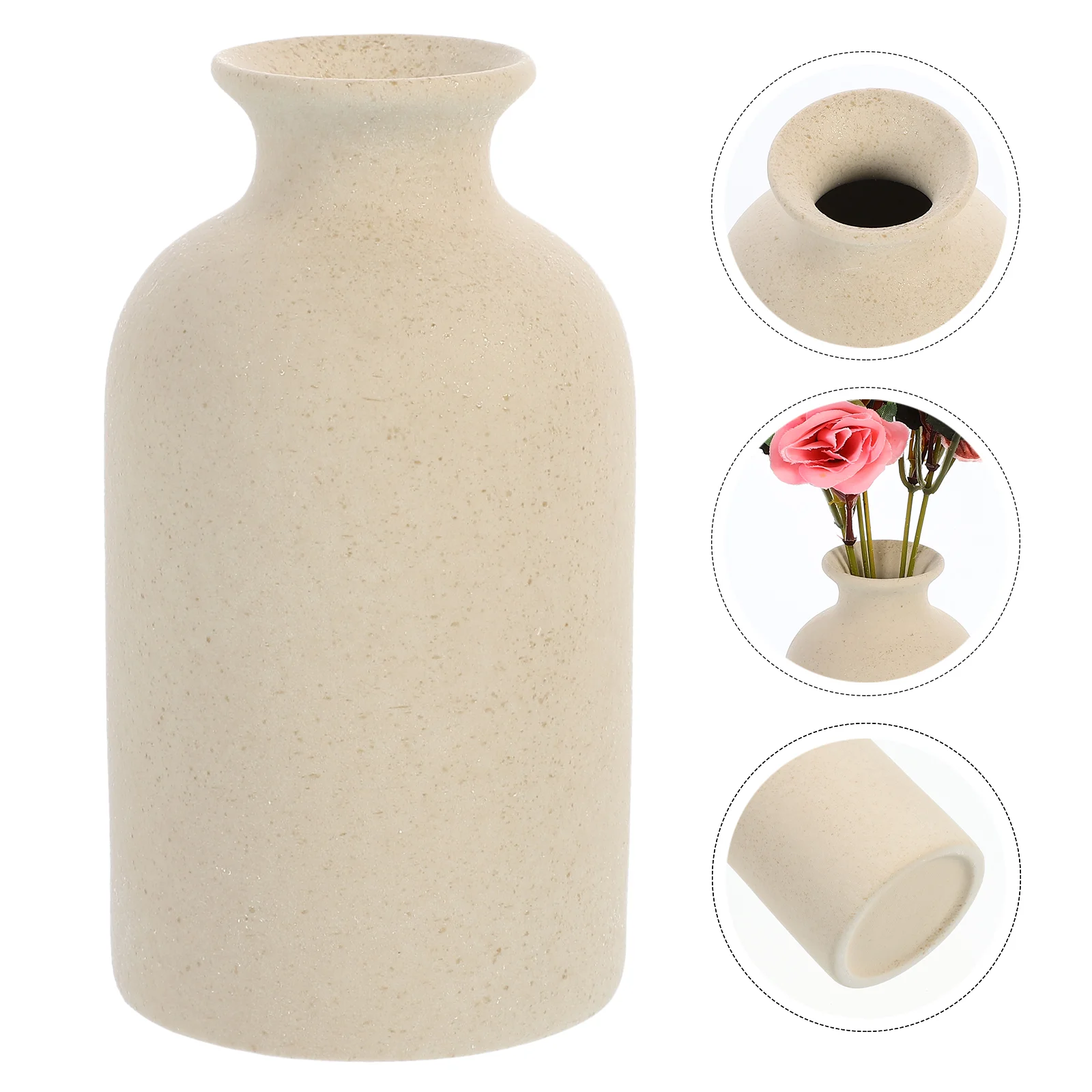 

Ceramic Vase Floral Ceramic Vase Flowerpot Flower Bouquet Vase Ceramics Rustic Decor Floor Vases Decorative Tall