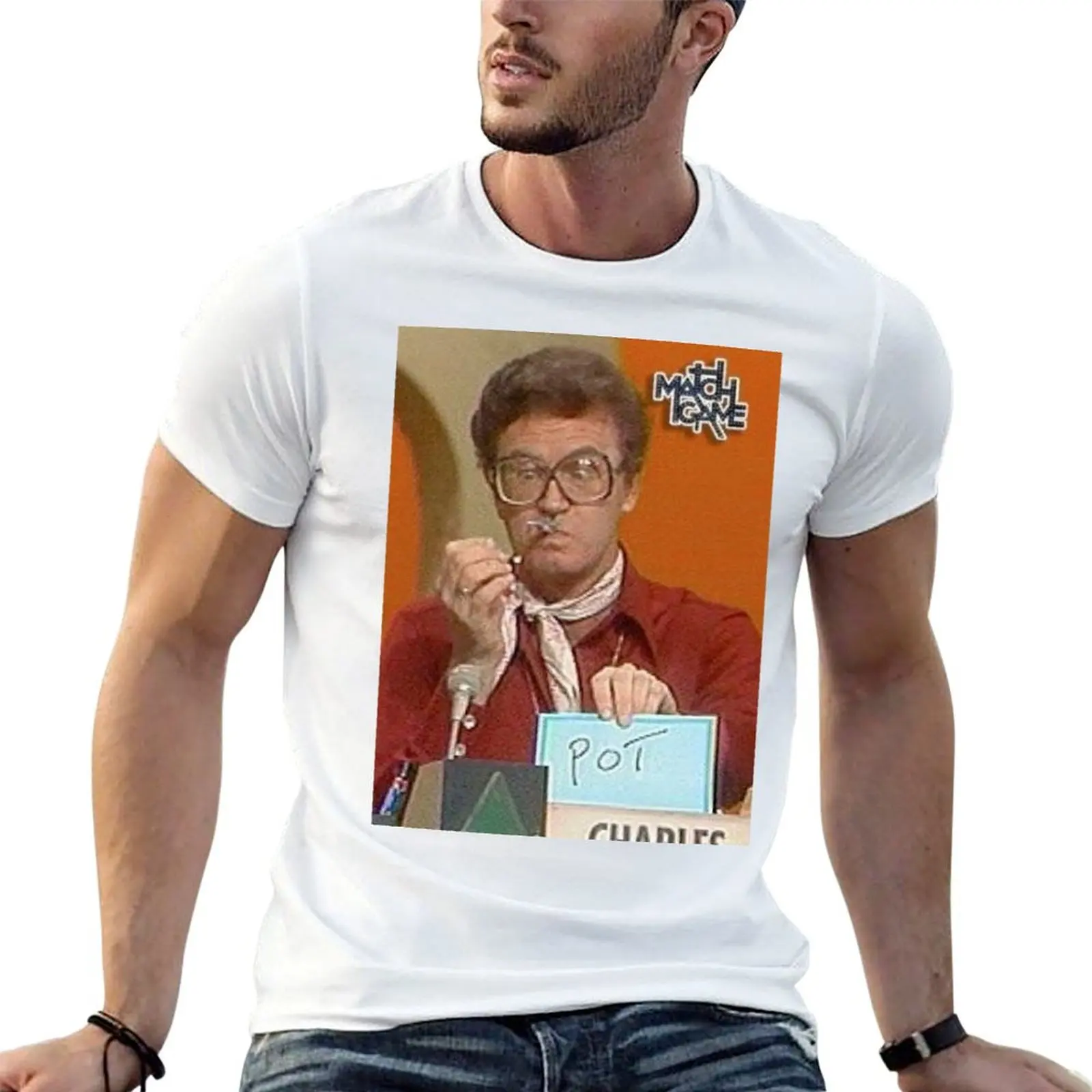 Фото Футболка Charles Nelson Reilly Pot T-Shirt Festival, повседневная, с короткими рукавами №1