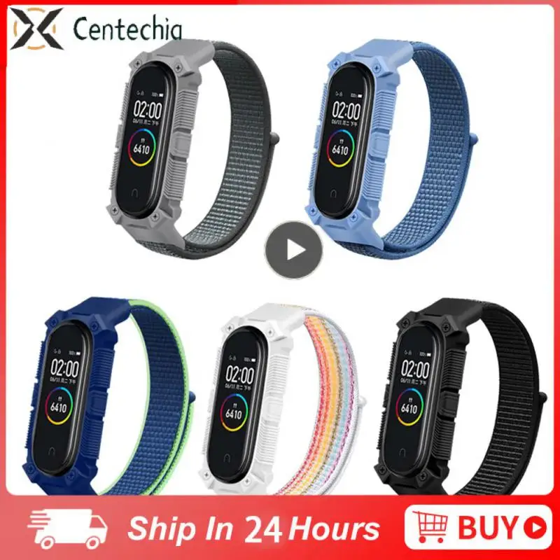 

5.5-8.7 Inches Wrist Band Thickened Nylon Strap Multicolor Tpu Sports Strap Smart Watch Accessories Replacement Wristband