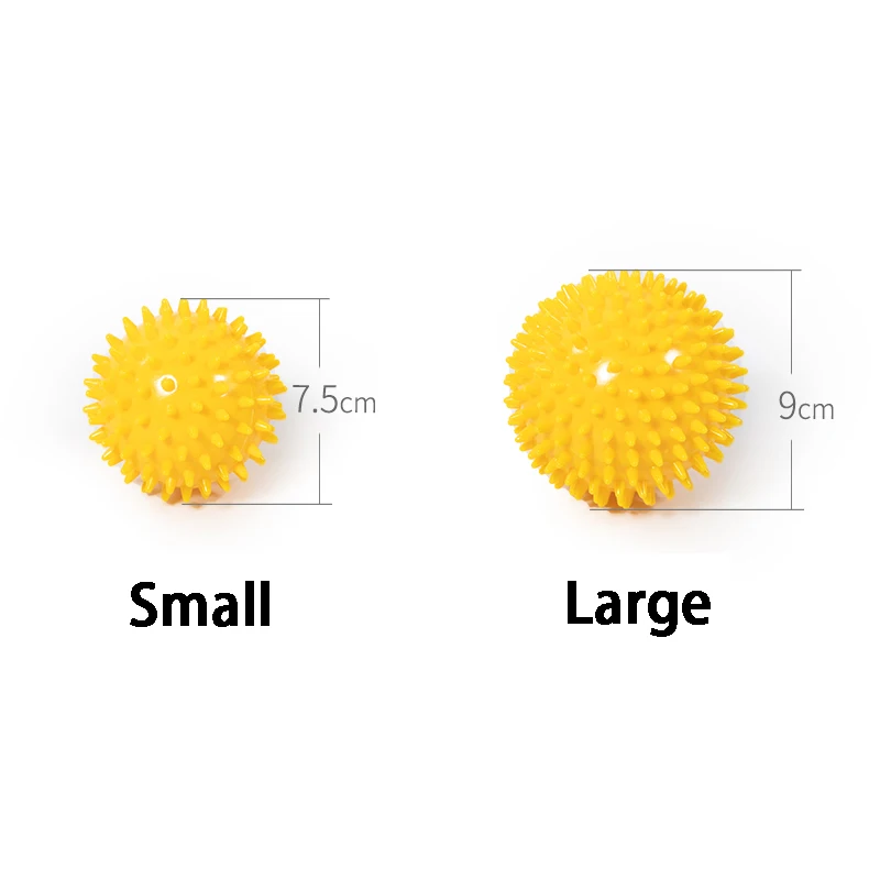 7 см ПВХ шипы массажный шар для йоги Прочный триггер точечный рельеф спорт тело