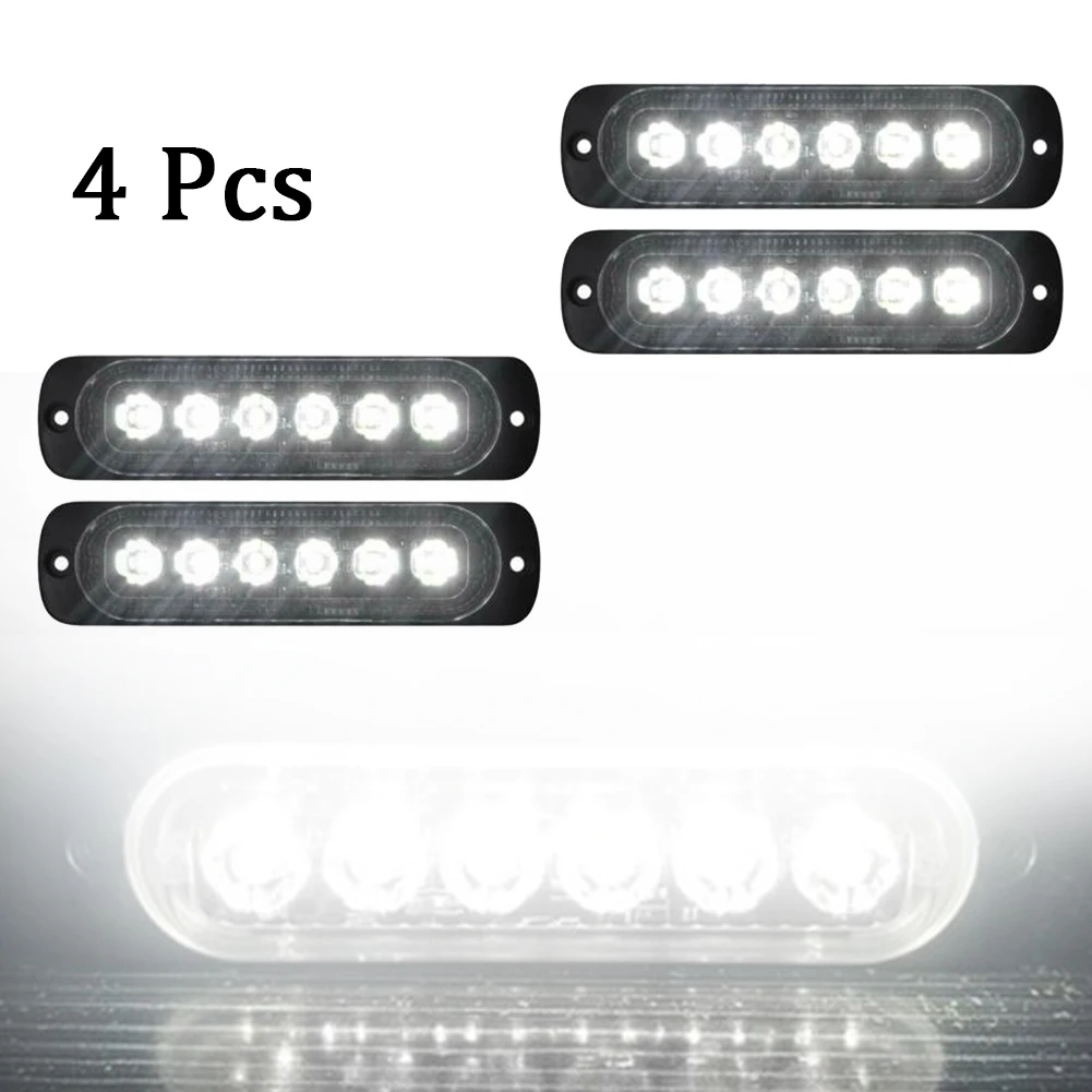 

Car Truck Warning Light Highlight IPX-4 Waterproof Modified Single Row