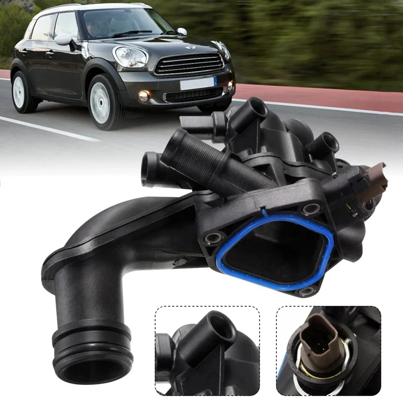 

Engine Coolant Thermostat Housing for -BMW Mini Cooper 2007-2013 1.6L-L4 11537534521X