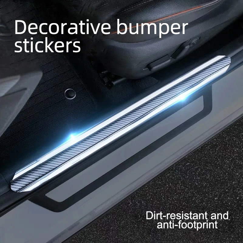 

Carbon Fiber Car Sticker Protector Film Car Door Edge Anti Scratch Bumper Anti-collision Stickers Car Styling Car Stickers