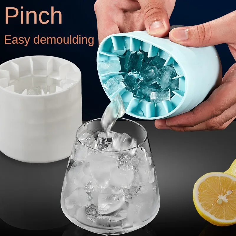 

Whiskey Bucket Ice Silicone Cubes Quickly Food Mold Cup Tray Bucket Maker Design Ice Ice Beer Grade Freeze Creative Ice Maker