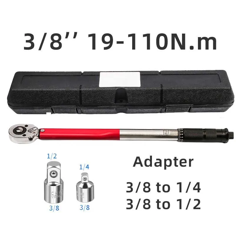 

Динамический Динамометрический Ключ 19-110 Нм, 3/8'', Прецизионный, Реверсивный, С Клик-механизмом