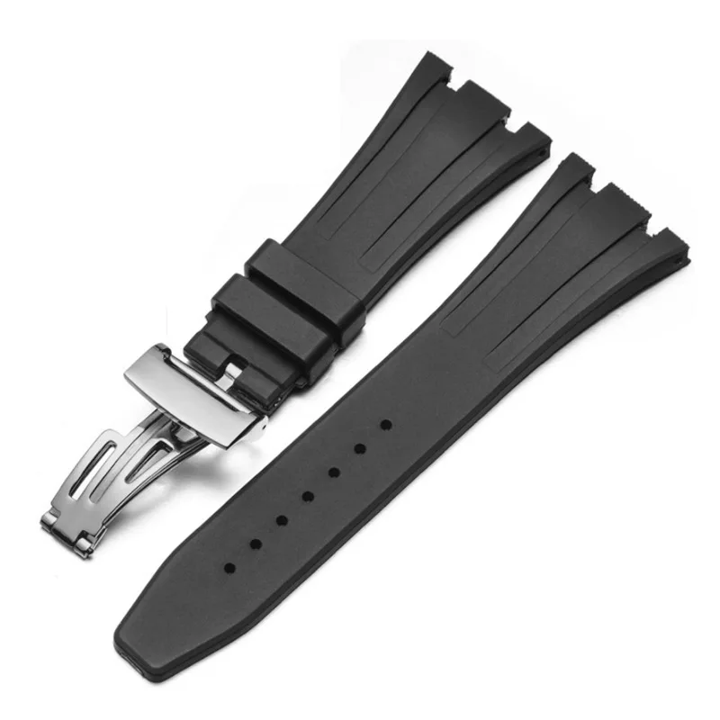 For AP  Royal Oak Offshore 15400/15202/15703 rubber silicone watch strap men's watch strap accessories 27mm 28mm