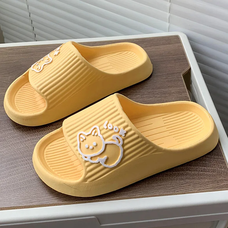 Home Slippers Wholesale for Women House Summer EVA Indoor Cute Sandals for Ladies Couples Bathroom Anti-slip Female Shoes Slides