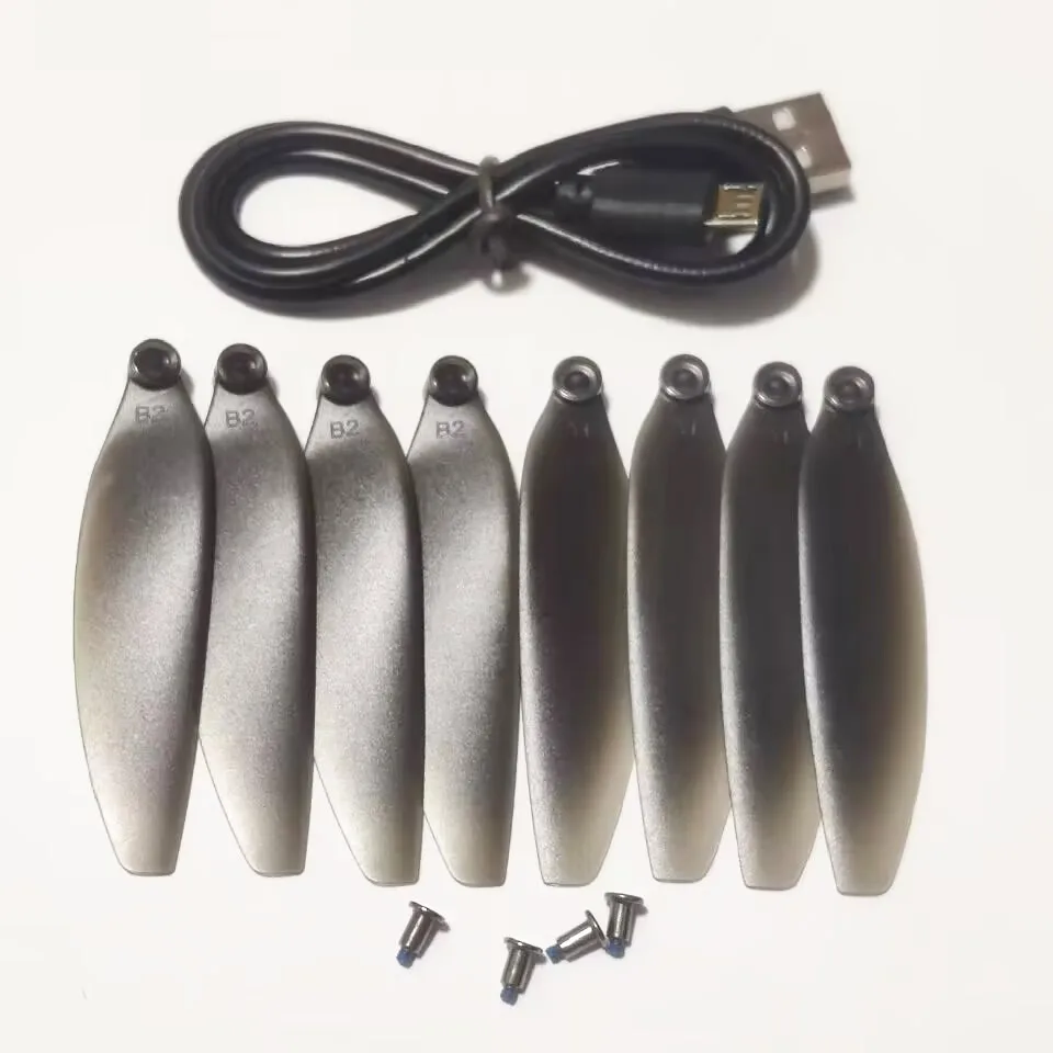 

LSRC S2S Drone Battery Spare Parts Original Accessories USB Charging Cable Propeller Fan Blades Props