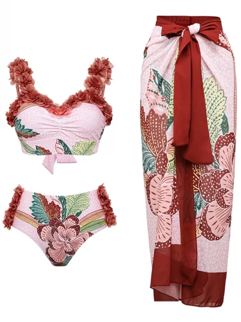 

Two Piece Sets Swimsuit Cover-up Women Clothes Crop Tank Tops Bodysuits And Skirt Fitness Skinny Outfit 2 Piece Suit 2023 Summer