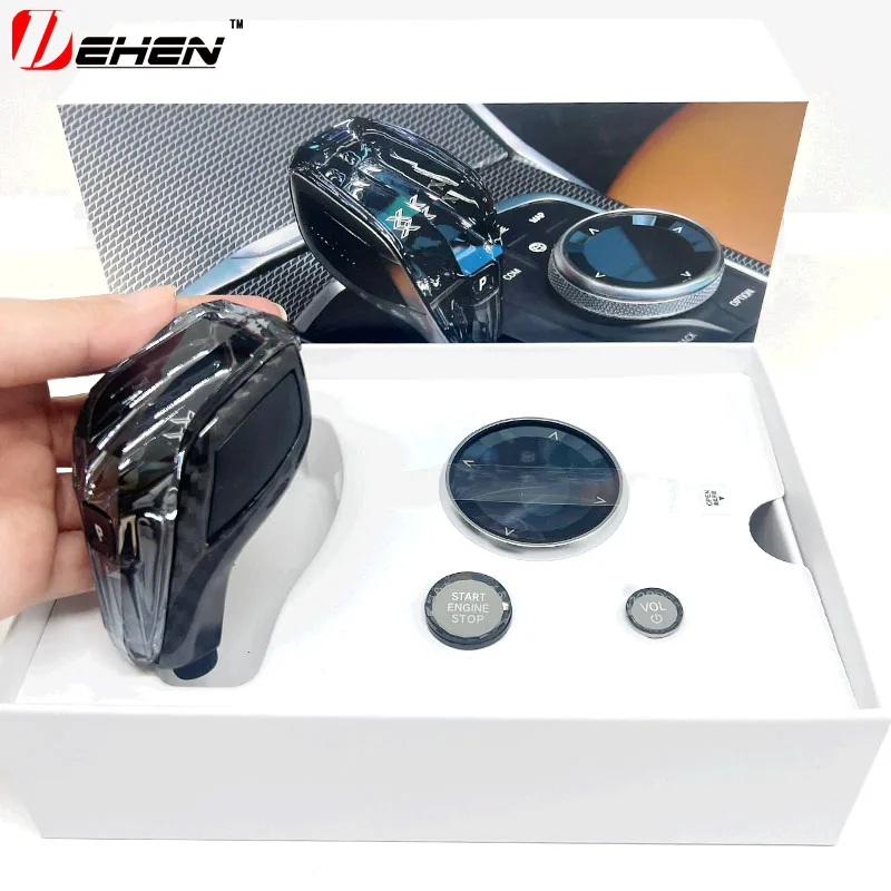 Кристаллическая ручка переключения передач из углеродного волокна для BMW 12 3 4 8