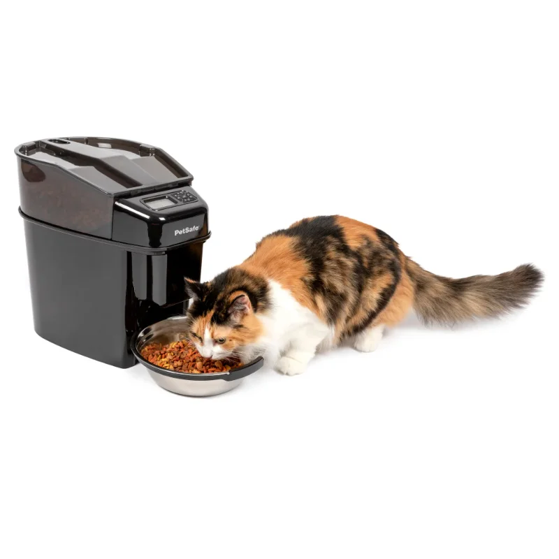 

PetSafe Healthy Pet Simply Feed Automatic Dog and Cat Feeder, Dispenses Dog Food or Cat Food cat feeder pet feeder