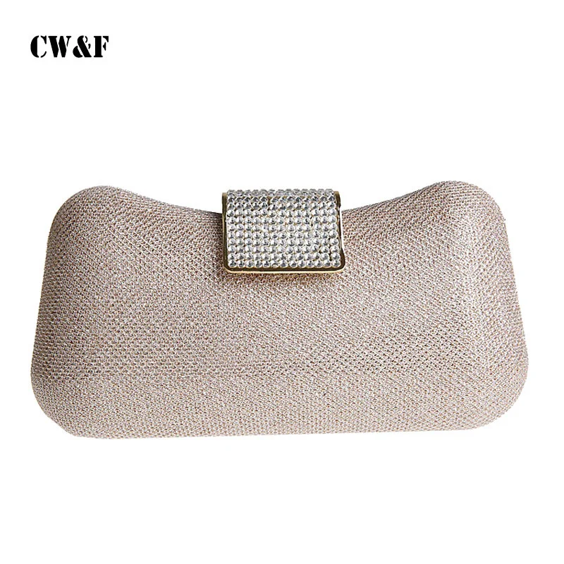 

High-end boutique glitter clutch bag banquet