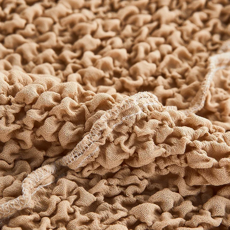 Светоanya морщинистые чехлы для дивана однотонные стула двухместного защита