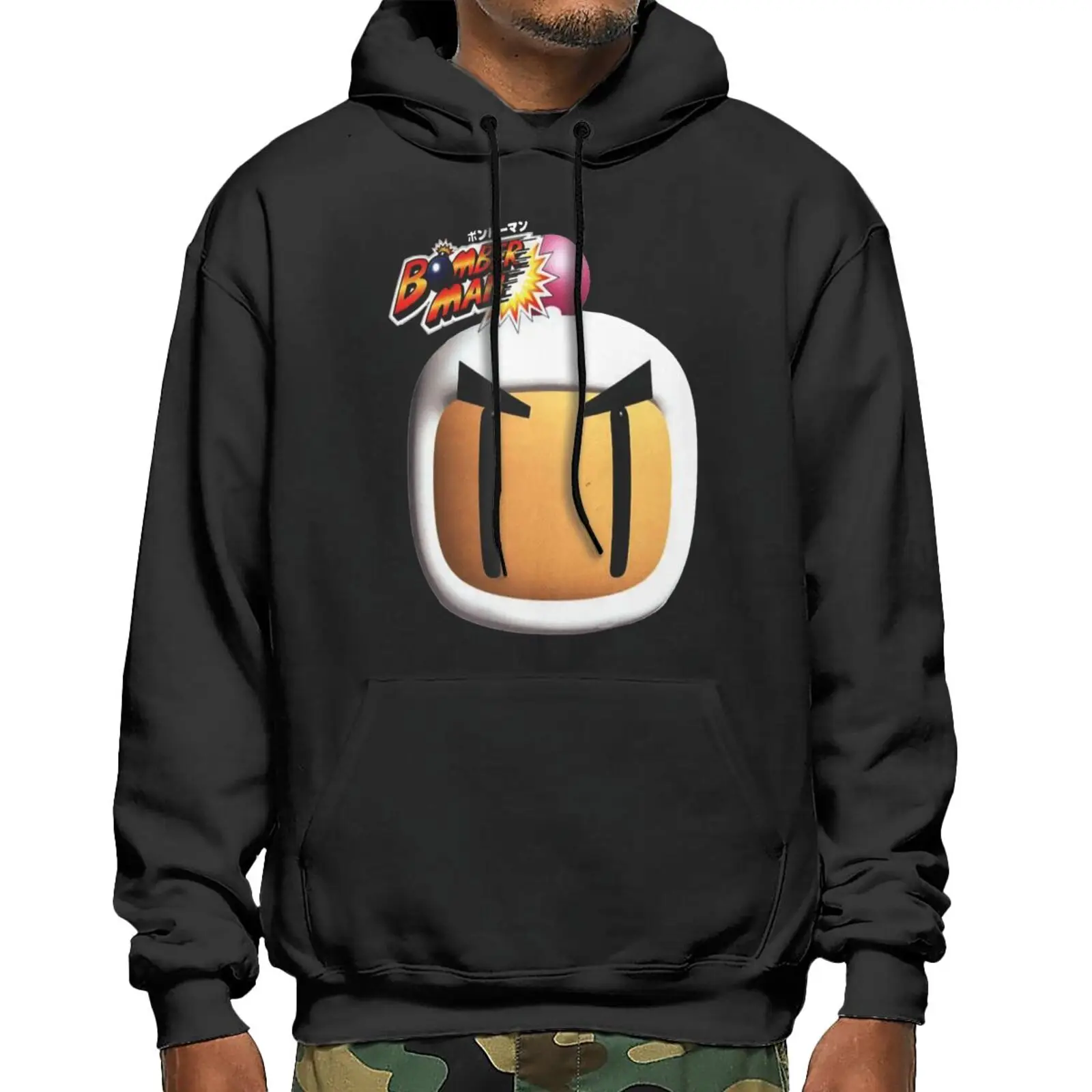

Bomberman Computer Red Blue Yellow All Hoodie Women's Sweatshirt Anime Hoodie Anime Clothes Clothing Men's Jacket Male Clothes
