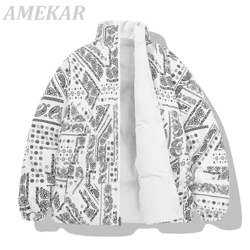 2022 Winter Jacket Men Reversible Parkas Thicken Warm Coat Mens Streetwear Jackets Parka Women Fashion Outwear Coats Oversize