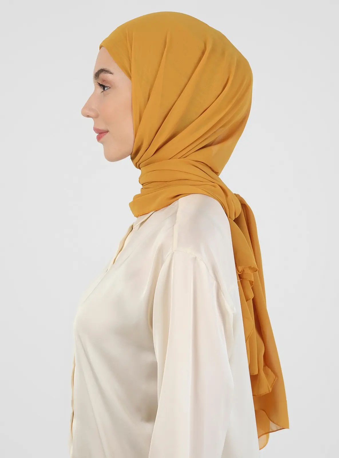 

Muslim Women Chiffon Hijab With Cap Bonnet Hijabs for Women Modal Long Shawl Jersey Head Scarf Underscarf Islamic Caps Cover