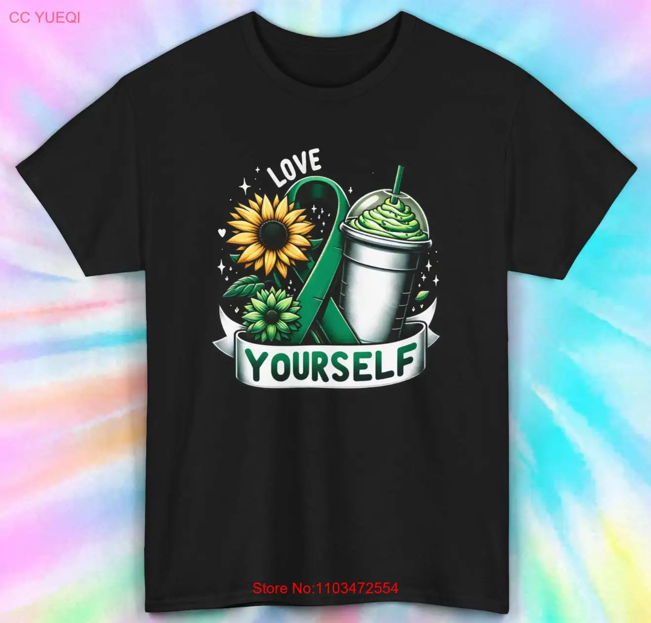 Самовлюбленный кофе | Вдохновляющая надпись Детали подсолнуха футболка S-5XL