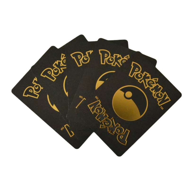 11-55 Pcs/Set Spanish Pokemon Metal Cards Box Golden Letter Pikachu Charizard VMAX GX TCG Game Collection Rare Shiny Toys |