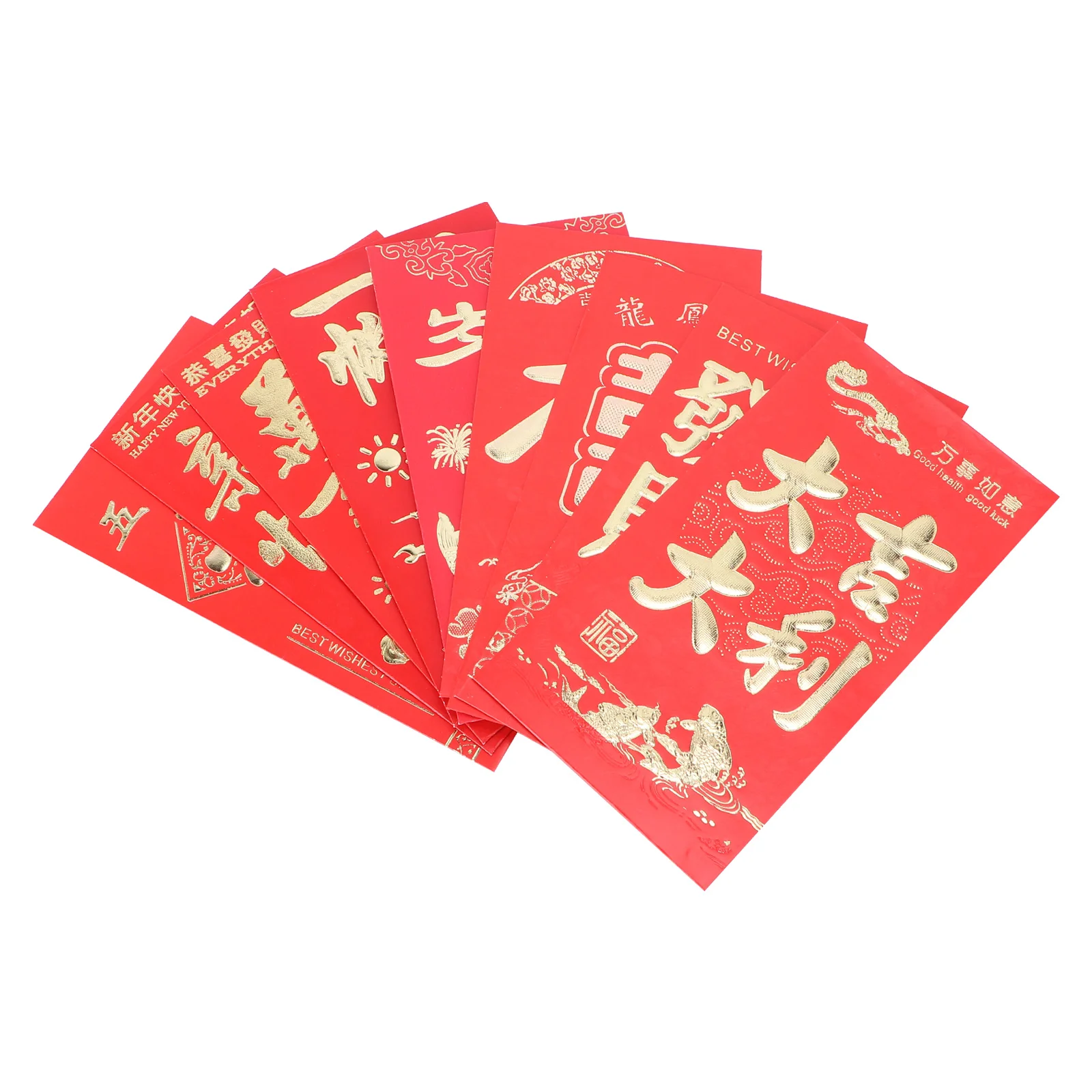 

Red Chinese Money Envelopes Year Envelope New Lucky Hong Bao Pocket Spring Festivalpackets Packet Wedding Hongbao Gift Holder