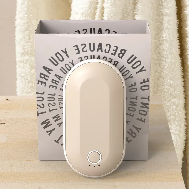 Мини-грелка для рук мобильная мощность 2 в 1 USB перезаряжаемый мультяшный