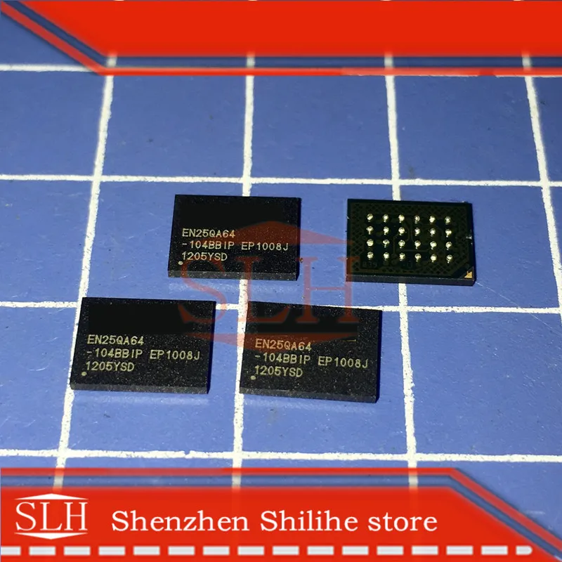

5 шт. EN25QA64-104BBIP EN25QA64 BGA совершенно новый оригинальный.