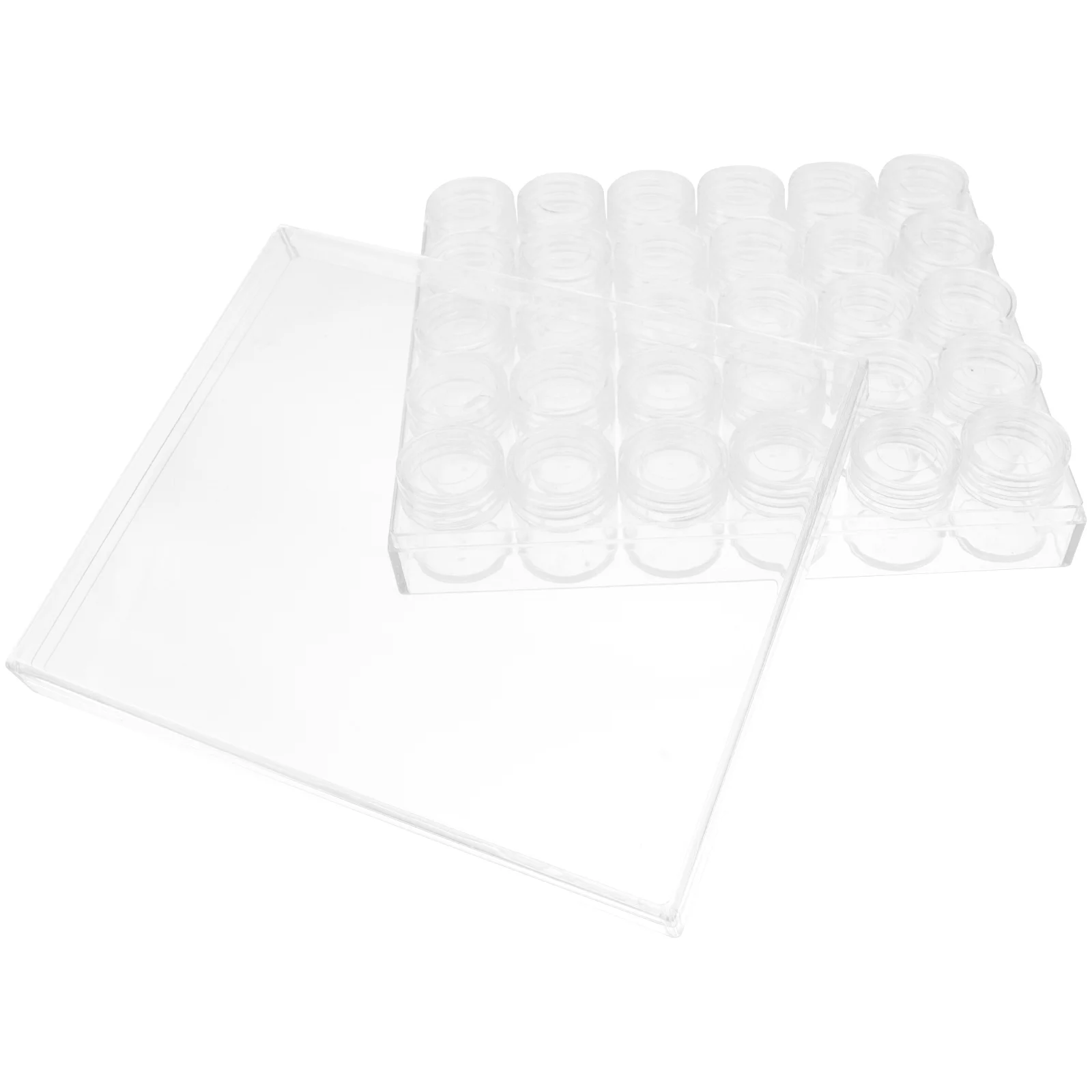 

Tool Box Nail Tools Supplies Stationery Case Plastic Portable Organizer Painting Storage Desktop
