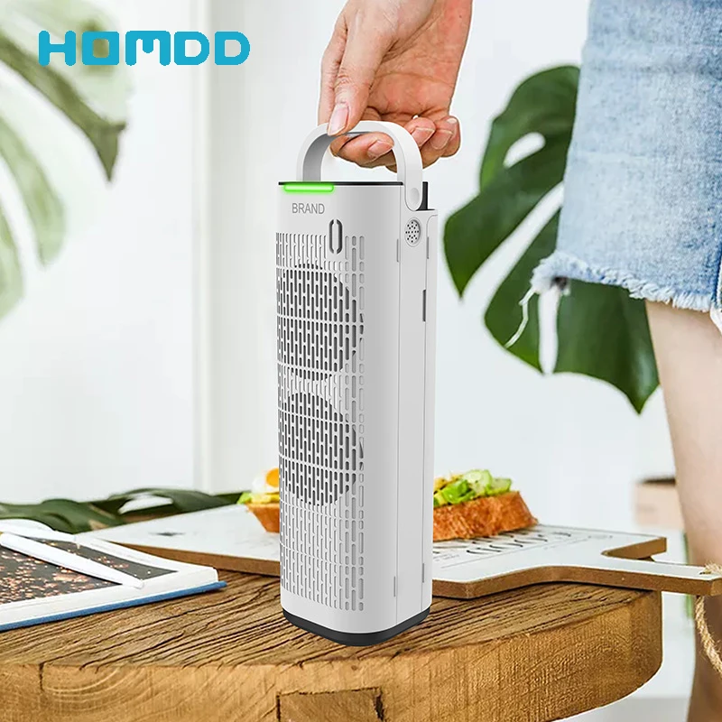 

Mute Desktop Air Purifier Negative Ion Air Cleaner Deodorization Sterilization Portable Small USB Purifier Car Accessories Hepa