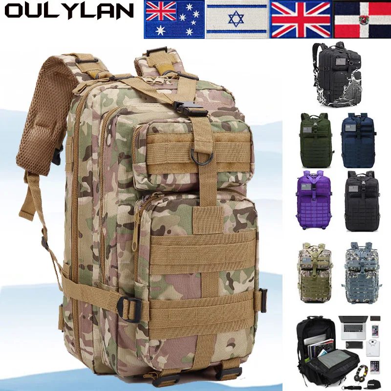 

Уличные военные рюкзаки Oulylan 30 л/50 л, тактический нейлоновый тактический рюкзак 900D, водонепроницаемая сумка для походов и охоты, сумки для кемпинга