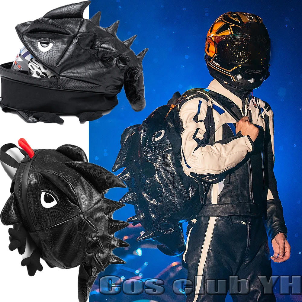 Motorcycle Bicycle Helmets Blacke Lizard Backpack Cos Racing Capacete Helmet Accessories Bags Motocross For Men Women Knight Toy