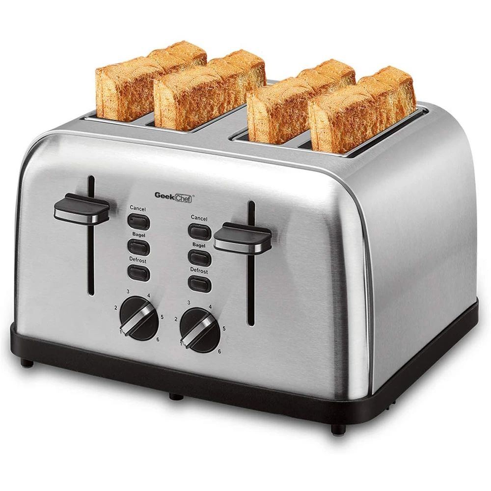 

Extra Wide Slots Four Slice Toaster