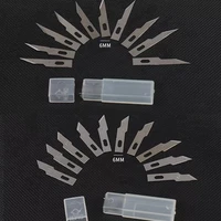 craft sculpture knife metal knife blade high quality blades 10 pcs paper cutting wood carving tools model making pcb repair