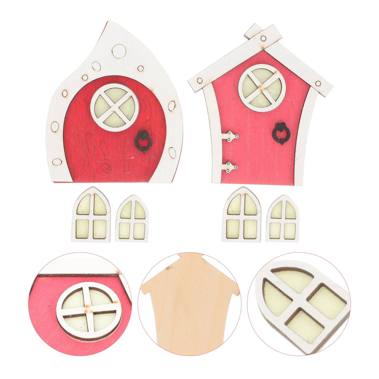 

Door Fairy Doors Elf Mini Windowdecorationsteachers Wooden Classroom Tree Decor Elementary， Playscene Diy Ornament Pretend Tale