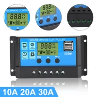 302010a solar charge controller 1224v solar panel charger controller with lcd screen adjustable parameter dual usb 5v output