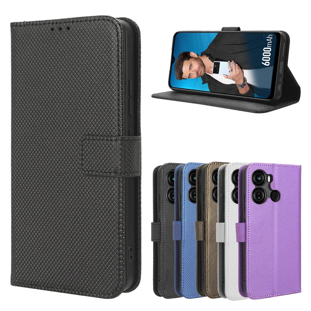 Фото Кожаный защитный чехол для Itel P40, откидная крышка-подставка для Itel P40 P 40, ITELP40, кошелек-подставка для карт, чехол для телефона №1