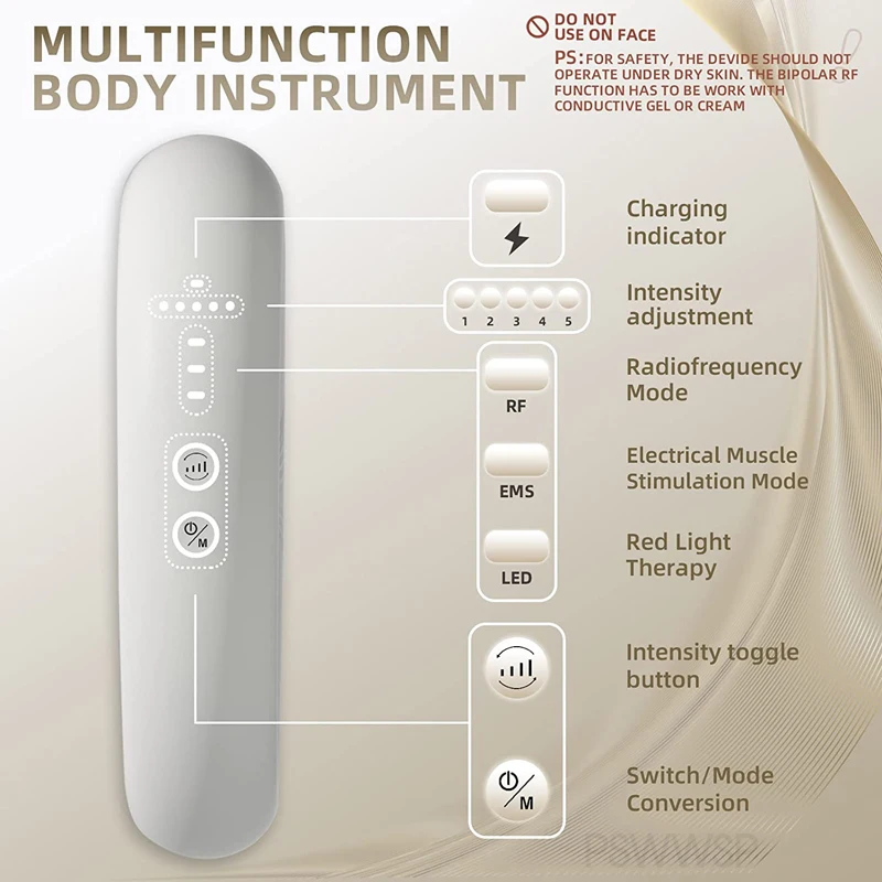 Ультразвуковой идентичный массажер для похудения RF Устройство потери веса