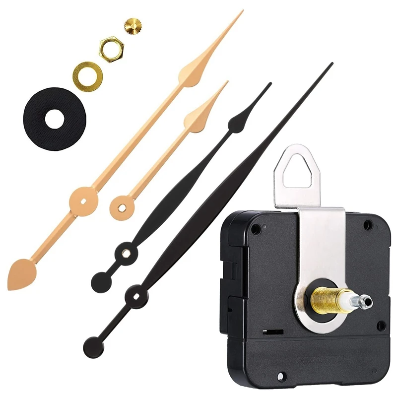 

Uclio 20Mm High Torque Quartz Clock Movement Mechanism With 2 Different Pairs Of Hands DIY Clock Repair Parts Replacement