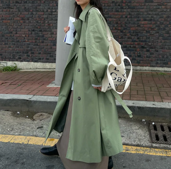 

Новинка 2024 удобный тренчкот большого размера унисекс. Женский тренчкот с лацканым воротником