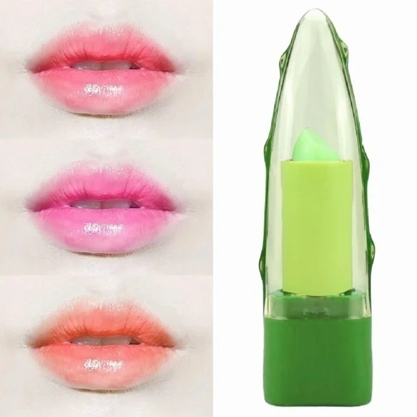 

99% Natural Aloe Vera Jelly Lipstick Warming Lip Balm Moisturizing lipstick 99% натуральная алоэ алоэ желе помада