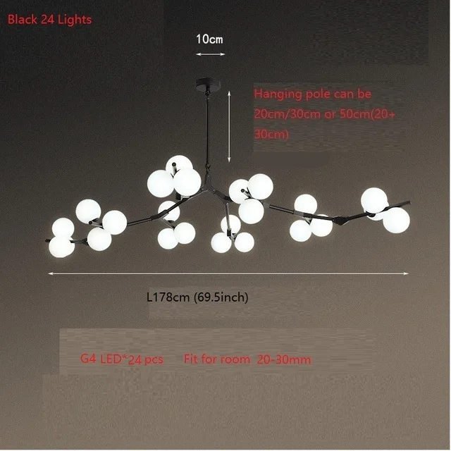 

LED люстра QINGYUNKE "Ветви дерева"