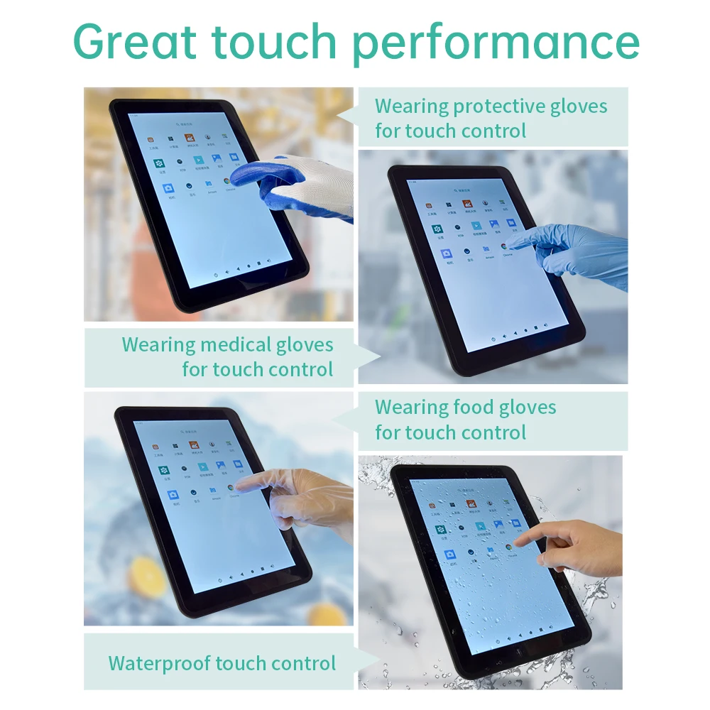 IXHUB все в одном ПК-машина IP65 водонепроницаемая встраиваемая система HMI Ethernet RJ45
