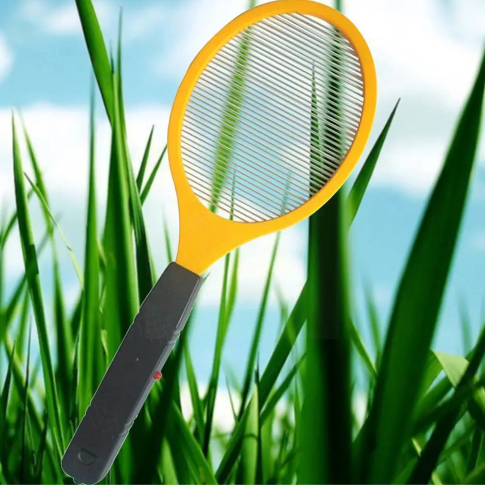 Electric Handheld Bug Zapper Insect Fly Swatter Racket Singl