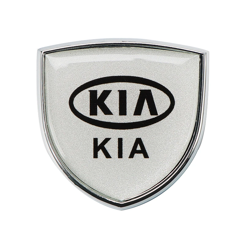 

Car Accessories 3D Fender Trunk Emblem Badge Decal Body Sticker For KIA Cerato Sportage R K2 K3 K5 RIO 3 4 sorento
