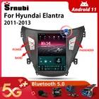 Srnubi Android 11 автомобильное радио для Hyundai Elantra 2011-2013 мультимедийное видео 2Din 4G навигация Carplay головное устройство для стиля Tesla