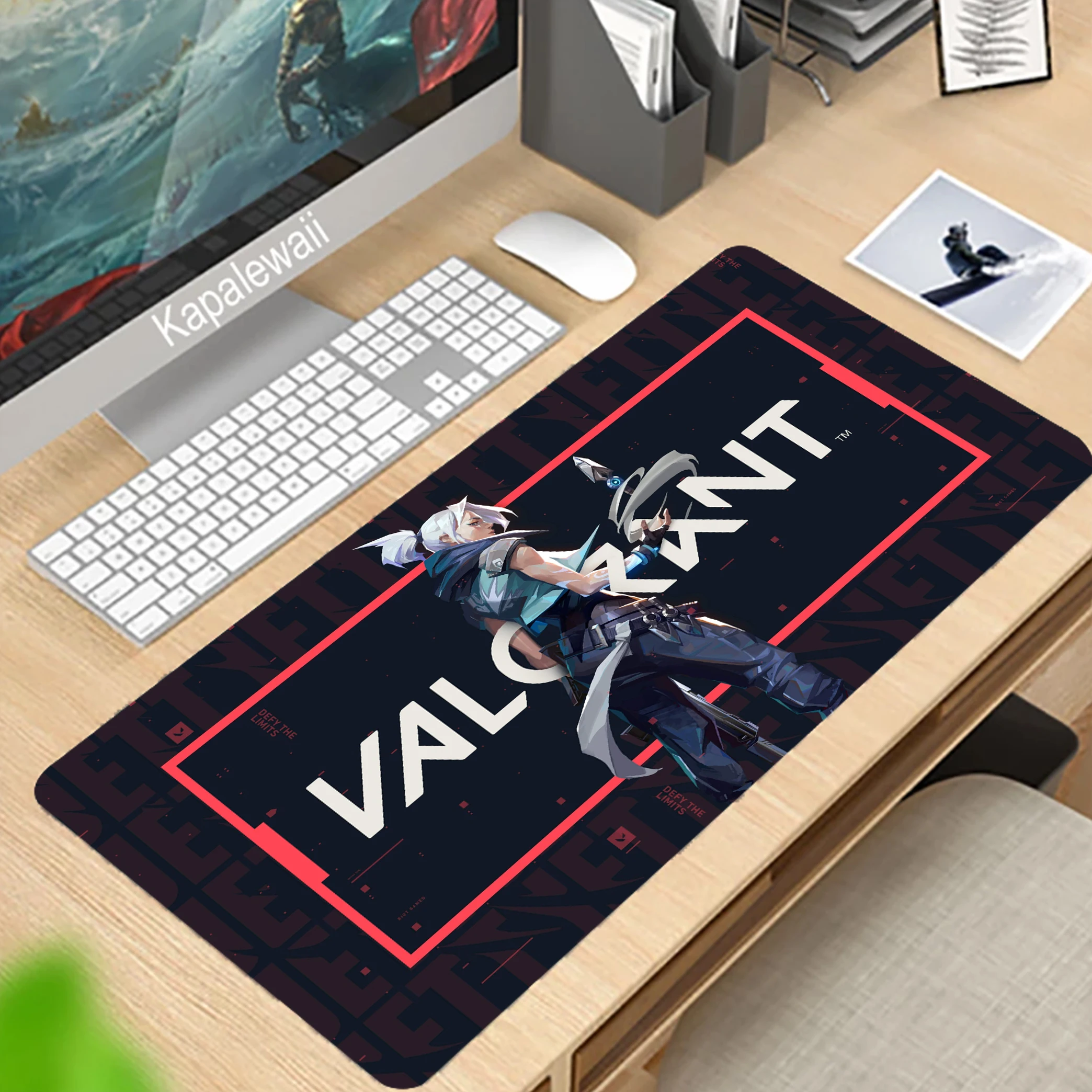 

Large Valorant Mouse Pad Grande Rubber Keyboard Gaming Mousepad Gamer XXL Computer Mouse Mats Keyboard Laptop Table Desk Mat