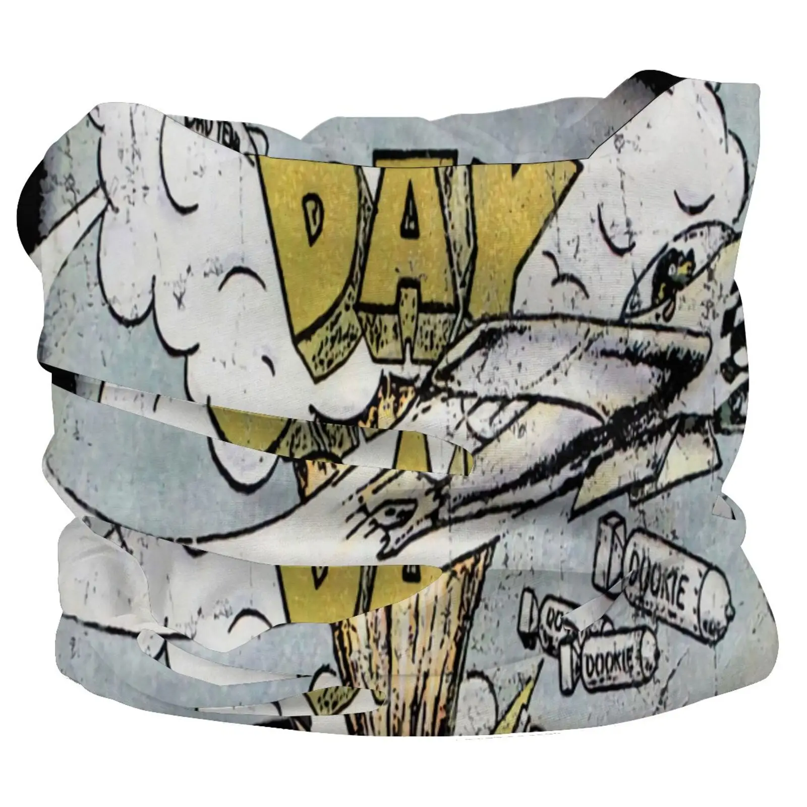 Зеленая винтажная Балаклава Dookie и официальная Мужская бандана зимняя