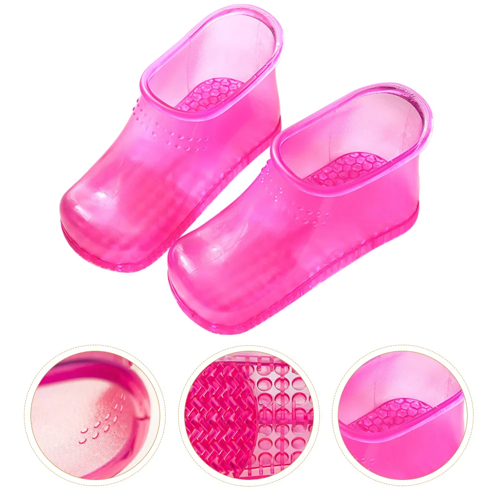

1 Pair Convenient Foot Bath Soaking Shoes Household Foot Bath Bucket Boots