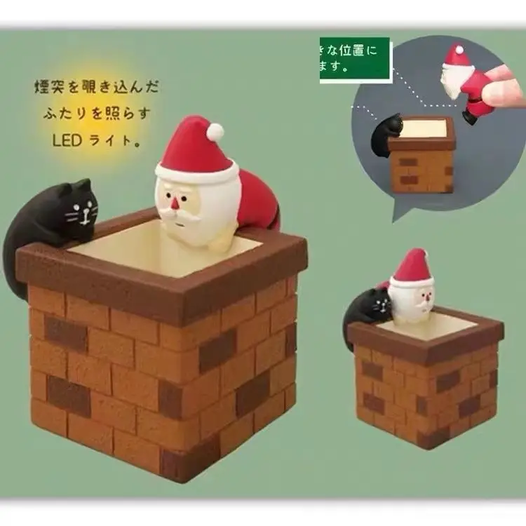 

Дед Мороз и Черный кот модный креативный подарок для мужчин и женщин