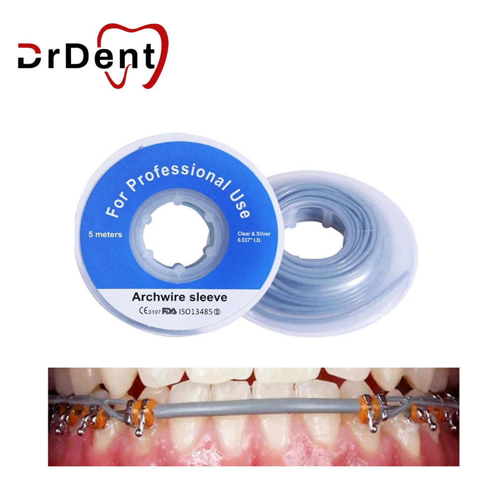 

Orthodont 1 Roll Elastic Archwire Sleeve Tubing Dentist Arch Wire Protective Dental Orthodontic Sleeve Dentistry Accessory